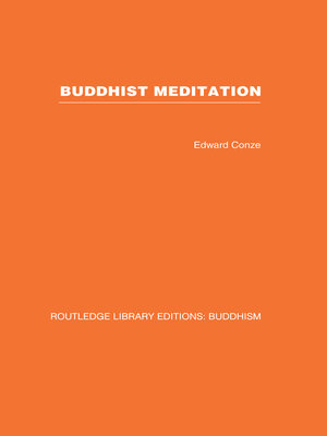 cover image of Buddhist Meditation